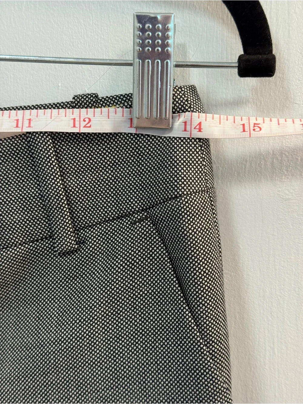 J. Crew Black and Cream (Grey) 100% Wool Textured Pants